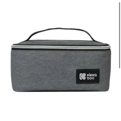 KikkaBoo termo izolovana torba za hranu Foody 19x10x7cm Dark Grey ( KKB20052 )