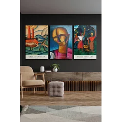 Wallity Slika Ersycnvs10, 70x100 cm, 3 dijela