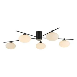Där Lighting JAS5422 - Plafonski luster JASPER 5xG9/25W/230V crna
