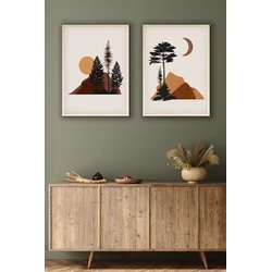 Wallity Uramljena slika Huhu153, 35x50 cm , 2 dela