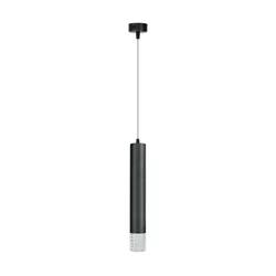 Luster na sajli TUBI 1xGU10/8W/230V crna