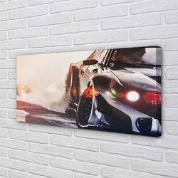 tulup.si Slika na platnu Črn avto luč 100x50 cm