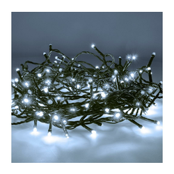 Solight 1V101-W-1 - LED lanac 100xLED/8 funkcija 13m IP44 hladna bela