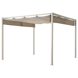 HAMMARÖN Pergola, sivo-bež/tamnosiva-bež, 300x300 cm