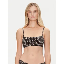 BOSS Gornji del bikini Bb Monogram 50535267 Črna Regular Fit