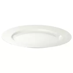 OFANTLIGT Desertni tanjir, bela, 22 cm