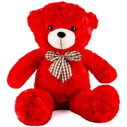 shumee Teddy Classico 90cm - rdeč