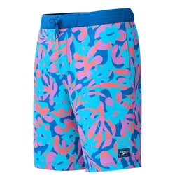 Speedo print bondi boardshort 20 blue/purple m - uk34