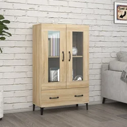 Visoka komoda boja hrasta sonome 70x31x115 cm konstruirano drvo