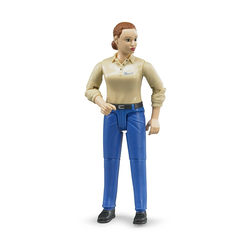BRUDER 60408 Bworld Figurine Ženske modre hlače