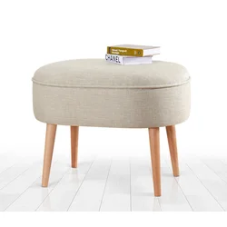 Atelier del Sofa Tabure 63x47x44cm, Krem