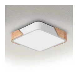 Brilagi - LED stropna svetiljka PILANA LED/24W/230V hrast/bela 32x32 cm