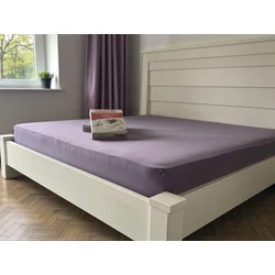 Čaršav Pamuk - Lastiš 90x200/25cm Purple color ( VLK000321-purplen )