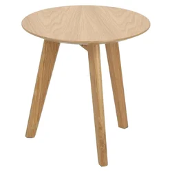 shumee Sano LESENA MIZA, naravni hrast, OKROGLA, 40 cm