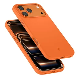 Spigen silikonska futrola s MagSafeom za Apple iPhone 17 Pro Cosmic Orange ACS11379