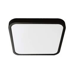 LED kupatilska plafonjera LED/18W/230V IP44 4000K 25x25 cm crna