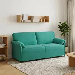 Sofa za 3 osobe Tirkizna 198 x 83 x 95 cm Baršun