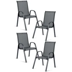 Northix Set 4 tekstilnih vrtnih stolov Sofotel SO-980