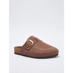 Trendyol Shoes Ženske papuče Takss25Te00000, Braon