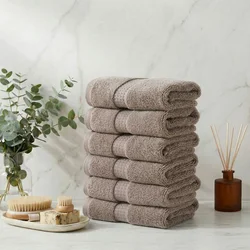 Lessentiel Maison Set peškira, 6 komada, Bež