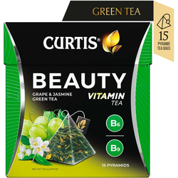 CURTIS Zeleni čaj sa laticama jasmina i komadićima grožđa Beauty Tea 15/1