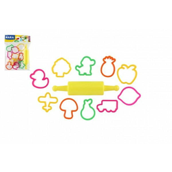 Teddies NARA orodja za modeliranje z valjčkom iz plastike 15x19cm