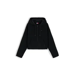 Tommy Jeans Jopa iz flisa črna