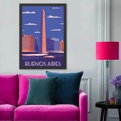 Wallity Uramljena slika Buenos Aires, 35x45 cm