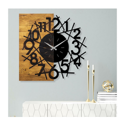 WALLXPERT Zidni sat Wooden Clock 26