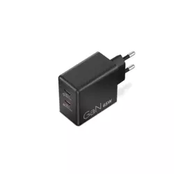 Lenovo Dual USB-C 65W GaN punjač crni ( G0A6065BEU )