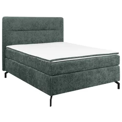 Esposa BOXSPRING POSTELJA 140 cm  x 200 cm , tekstil temno siva