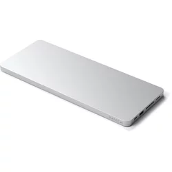 Satechi Satechi ST-UCISDS USB-C razdelilnik s SSD ohišjem, srebrn