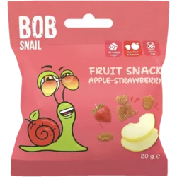Bob Snail Sadni prigrizek Snail Bob jabolko-jagoda 20 g
