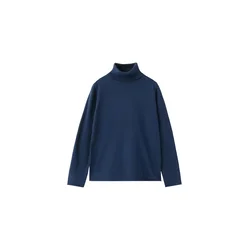 MANGO KIDS Pulover Bella temno modra