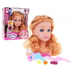 RAMIZ Glava za oblikovanje blond las + dodatki