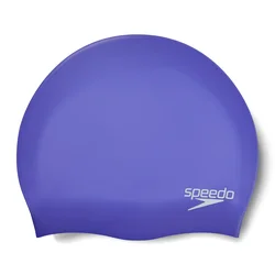 Speedo PLAIN MOULDED SILICONE CAP AF/AM/AU, plavalna kapa, modra 8709841
