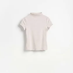 Reserved - T-shirt sa stojec´om kragnom