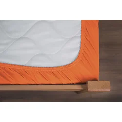 Manjatex Čaršaf sa lastišem, Za dušek od 20cm, 90x200cm, Narandžasti