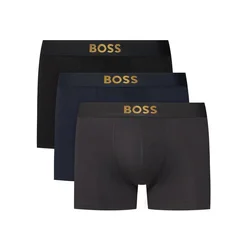 Bokserji Hugo Boss Trunk 3-Pack Gold Logo Gift Multicolor XL
