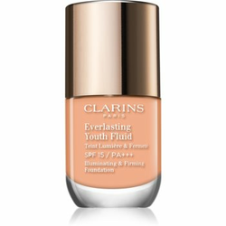 Clarins Everlasting Youth Fluid posvjetljujući puder SPF 15 nijansa 107 Beige 30 ml