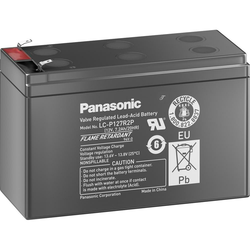 Panasonic Olovni akumulator 12 V 7.2 Ah Panasonic 12V 7,2Ah LC-P127R2P1 olovno-koprenasti (AGM) (Š x V x D) 151 x 94 x 65 mm plosnati utik