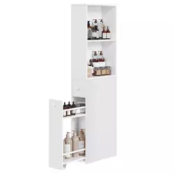 Songmics Kopalniška omarica 40x18x1344 cm Bela