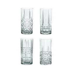Set kozarcev za pijačo Nachtmann Highland Longdrink 445 ml 4-pack prozorna barva