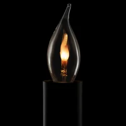 Segula LED Fire Flame Line E14 0,2W sveča Windstoß 1800K - Steklo