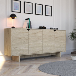 HANAH HOME Konzola Turan Travertine