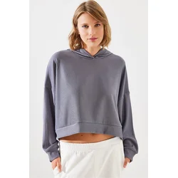 Bianco Lucci Womens Corduroy Sweatshirt MBMS004
