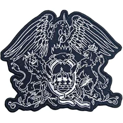 Queen Cut-Out Crest Iron-On Patch