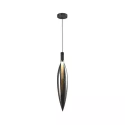 Luster na sajli NORDIC 1xG9/5W/230V crni hrom