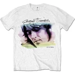 George Harrison Water Colour Portrait White L Majica