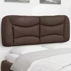 Jastuk za uzglavlje Hvar smeđi 120 cm od umjetne kože